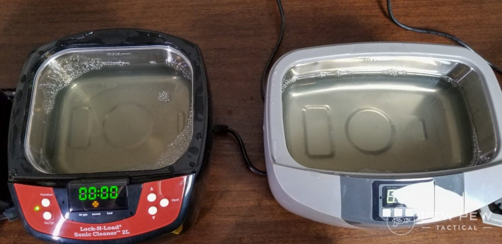 Case Cleaning Remaining Liquid