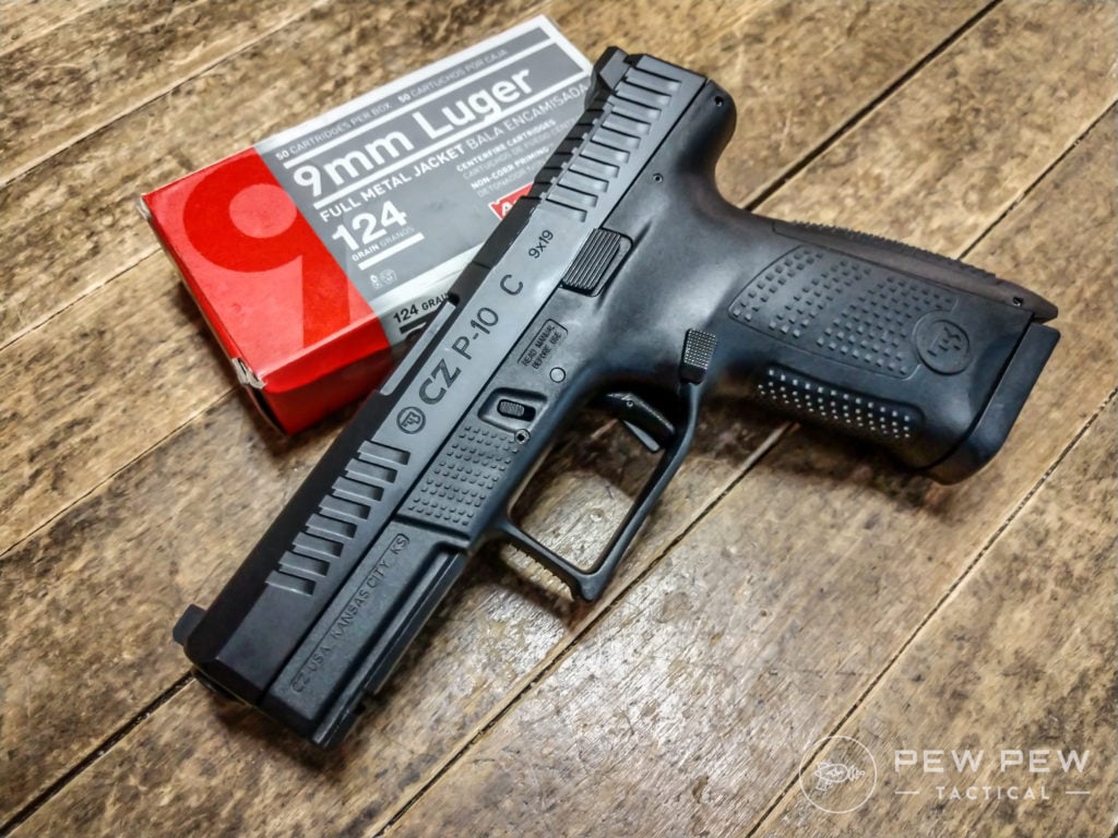 CZ P10C and a box of 9mm