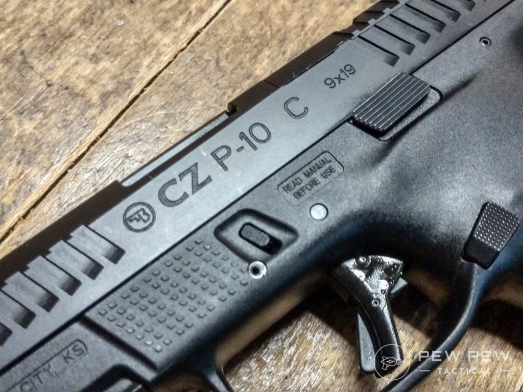 CZ P10C close up