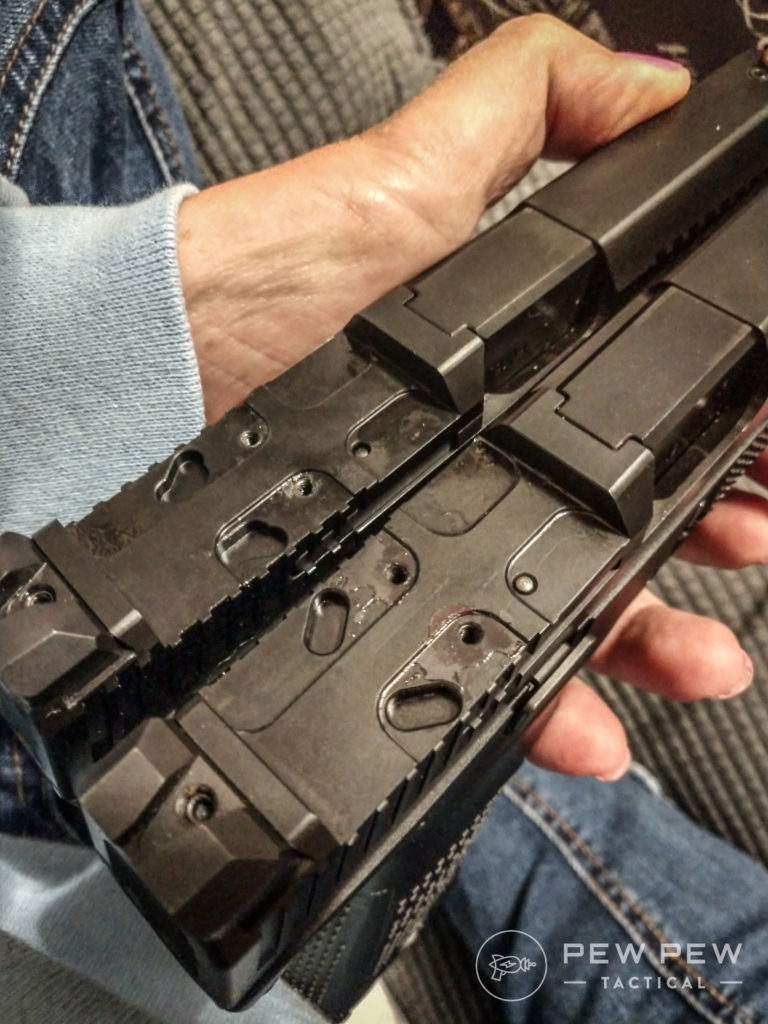 CZ P10C red dot ready