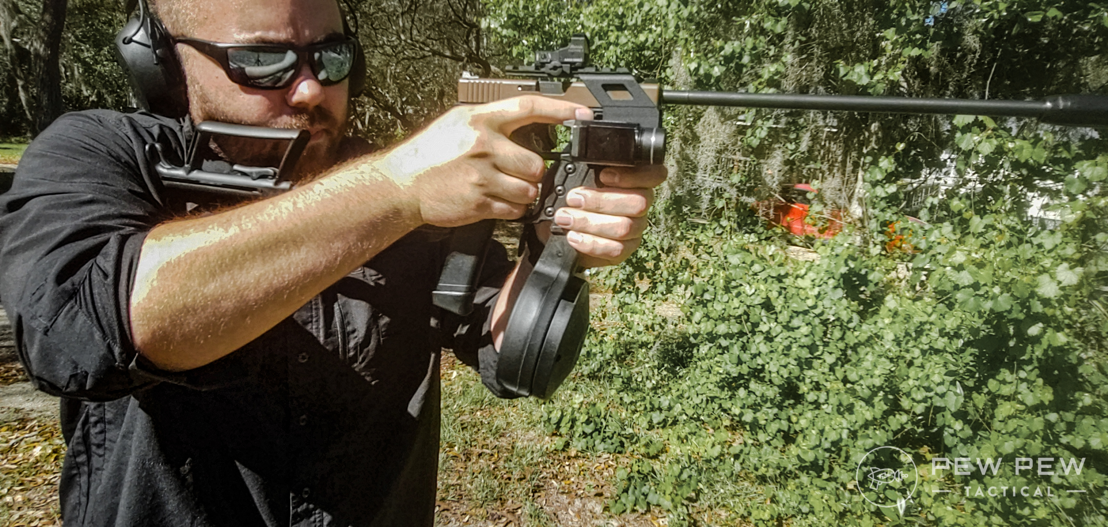 Weird Amazon stock? $23. Looking like that guy at the range? Priceless.