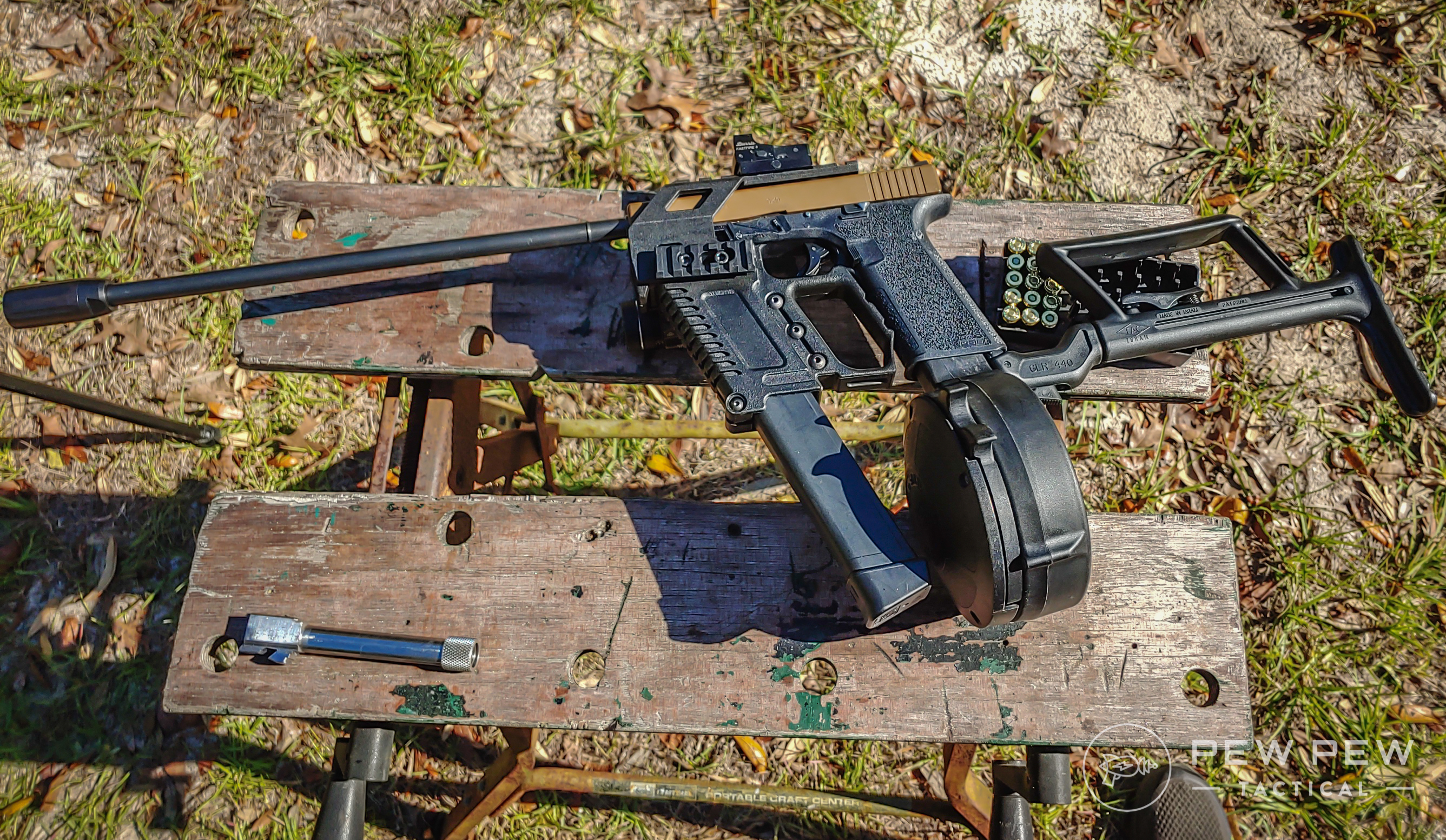 It isn't every day you turn a perfectly good Glock into this.