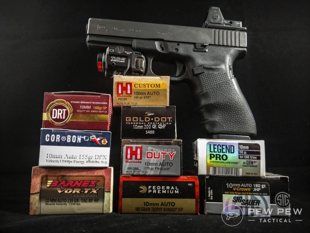 Glock 20 Target and Ammo