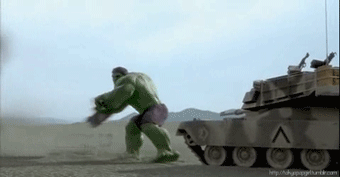 Hulk smash tank