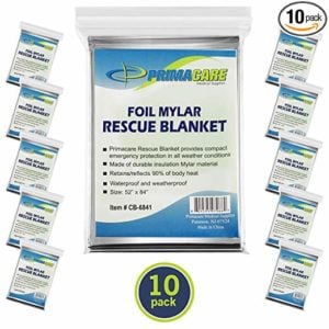 Product Image for Primacare HB-10 Emergency Foil Mylar Thermal Blanket