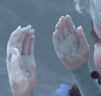 Frozen hands