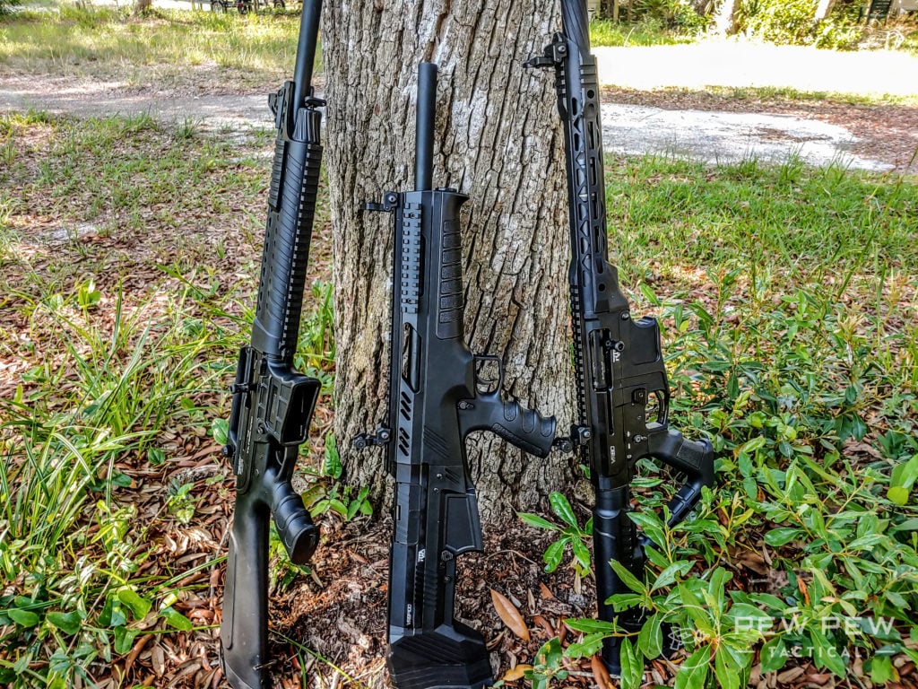 Rock Island Armory VR Shotguns on tree