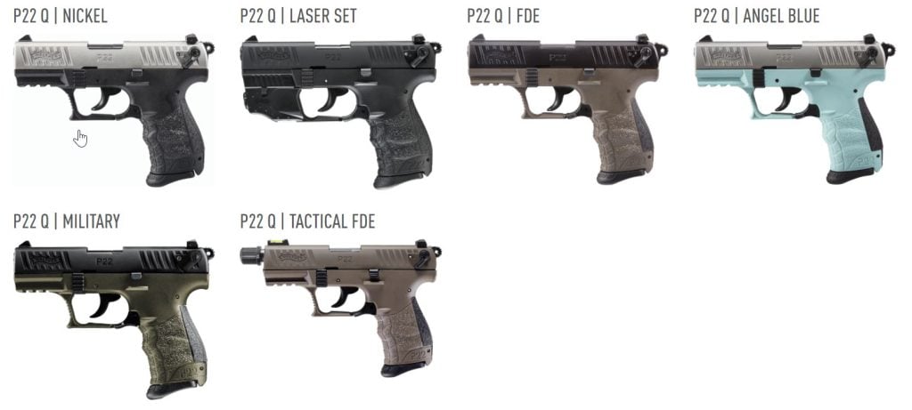 Walther P22 Q Variants