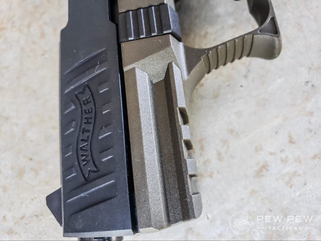 Walther P22 Slide and Under Rail