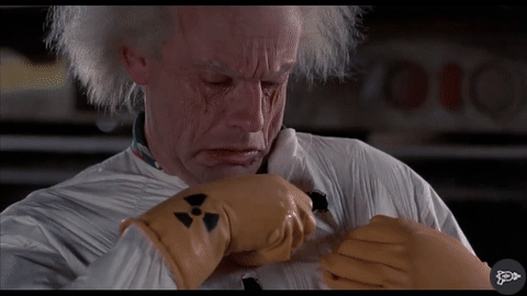 Image result for back to the future bulletproof vest gif