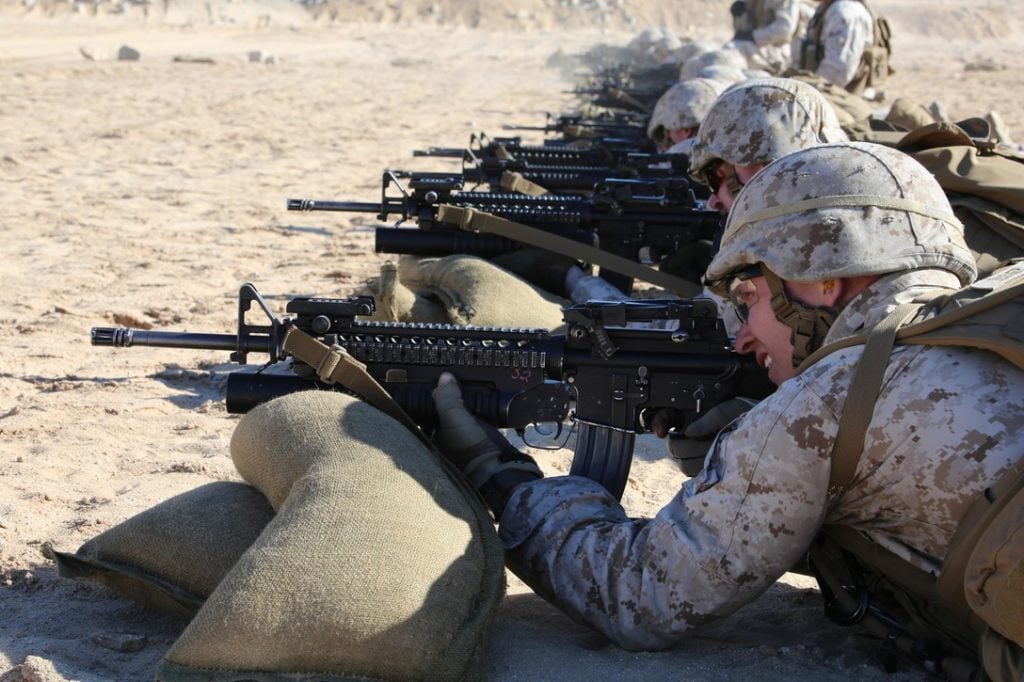 USMC M16a4 with m203