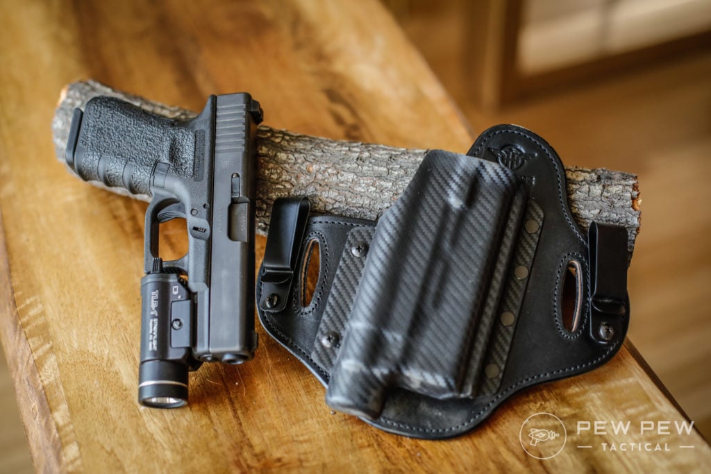 Hidden Hybrid Holster G19 with TLR-1 Double Clip