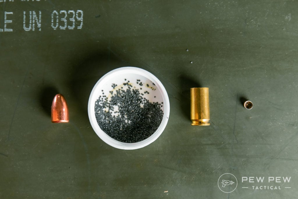 Deconstructed 9mm Round