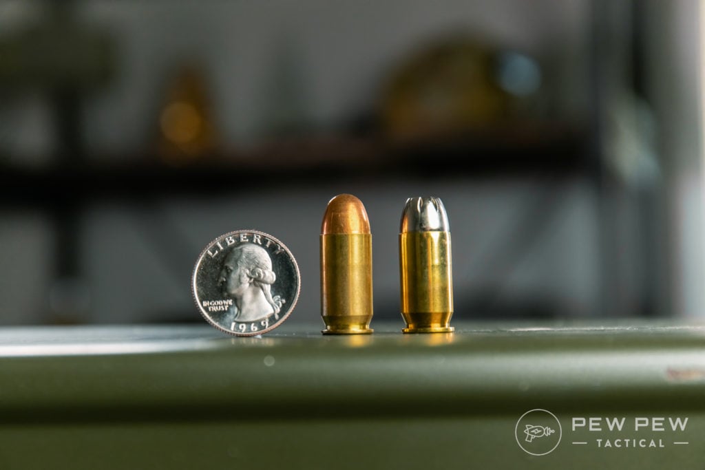 .45 ACP Ball vs Hollowpoint