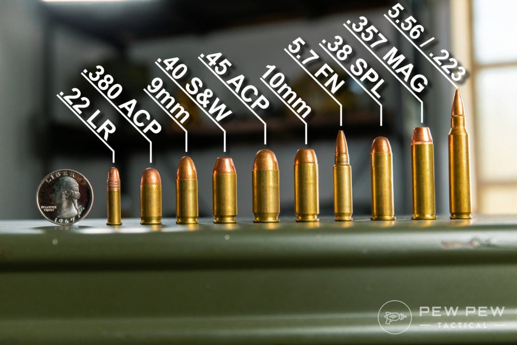 Pistol Bullet Caliber Size Chart