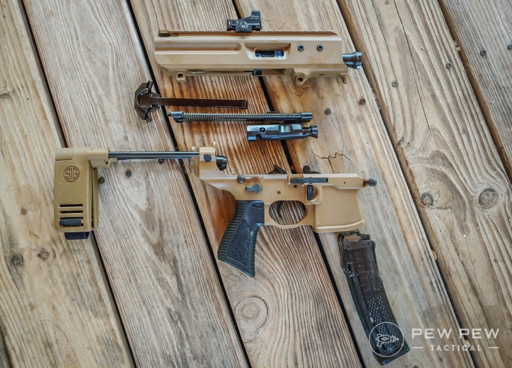 Sig Copperhead Broken Down