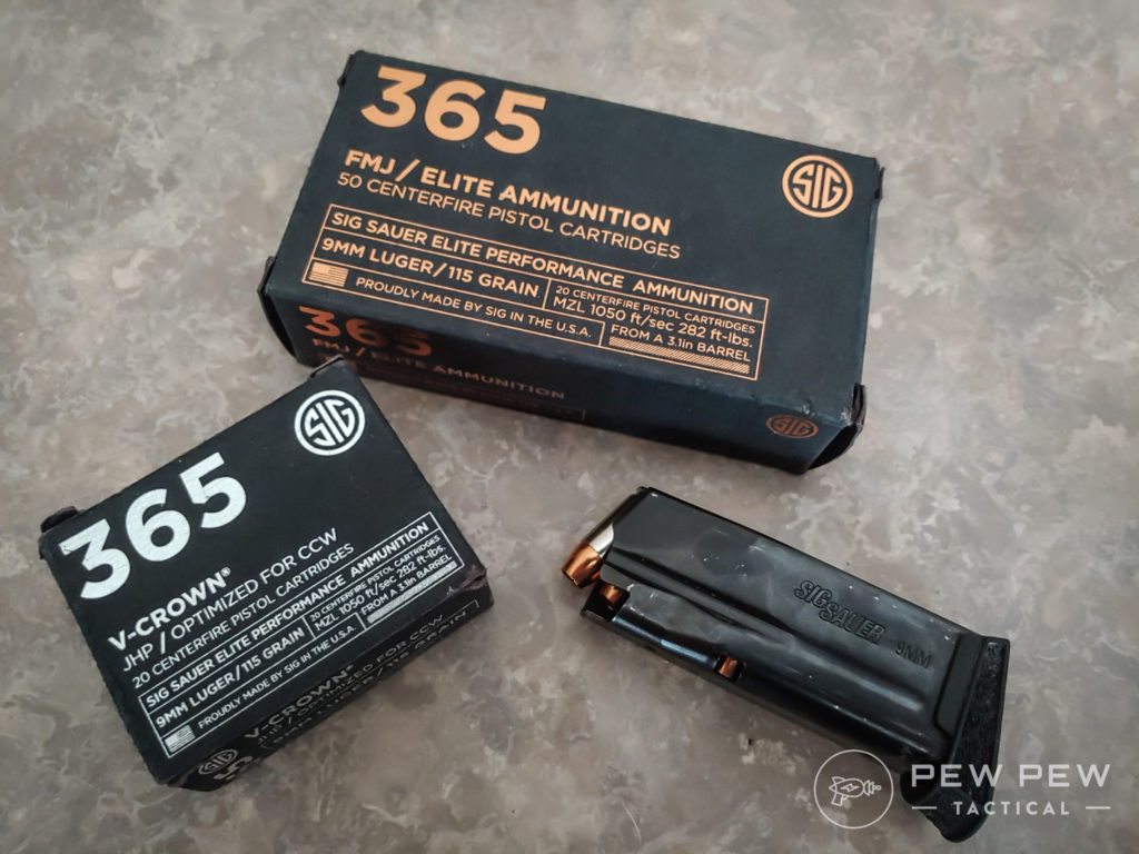 Sig Sauer Ammo and mag