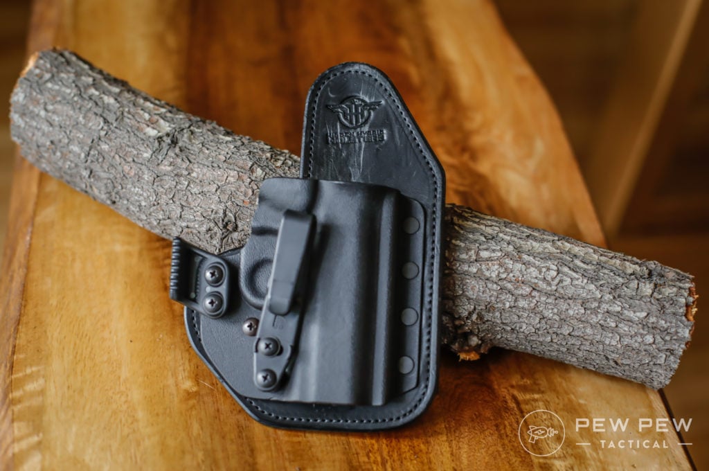 Hidden Hybrid Holster, Single Clip, Appendix