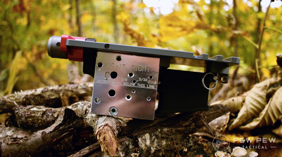 Installed Receiver in 80% Arms Jig