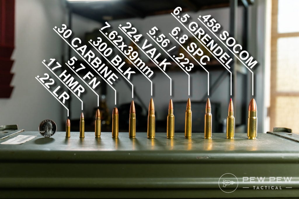 Assault Rifle Calibers Chart