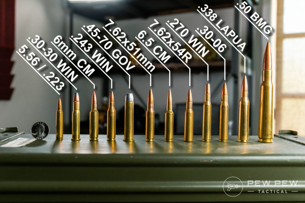 Common Rifle Caliber Chart