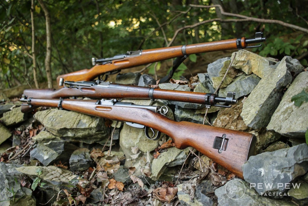 K31 set of three on rocks