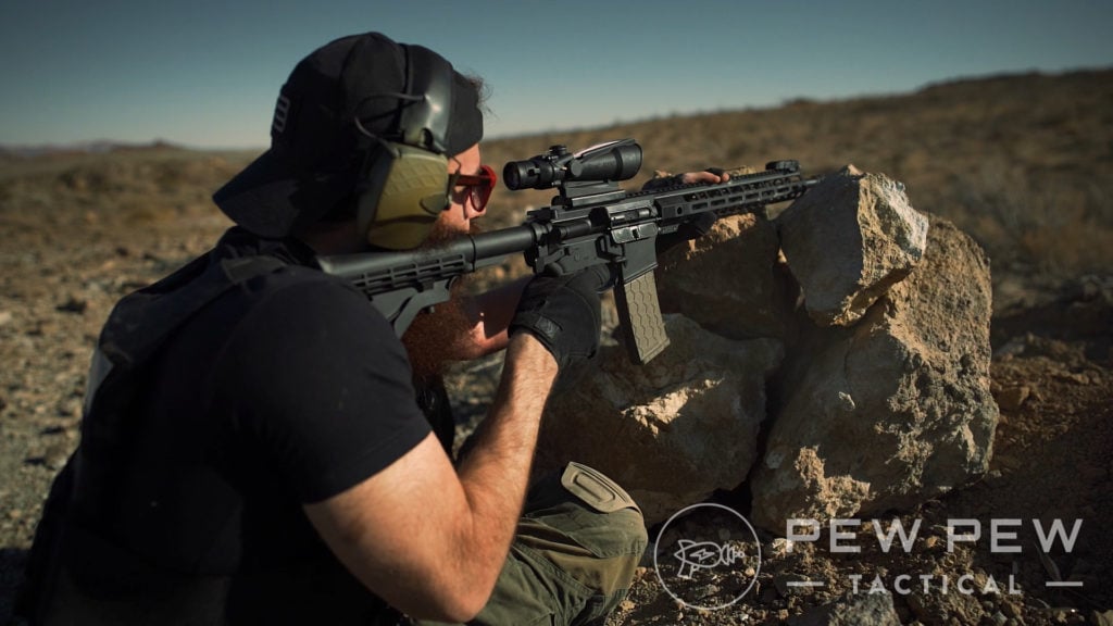 Trijicon-TA11F-Firing-from-Rocks