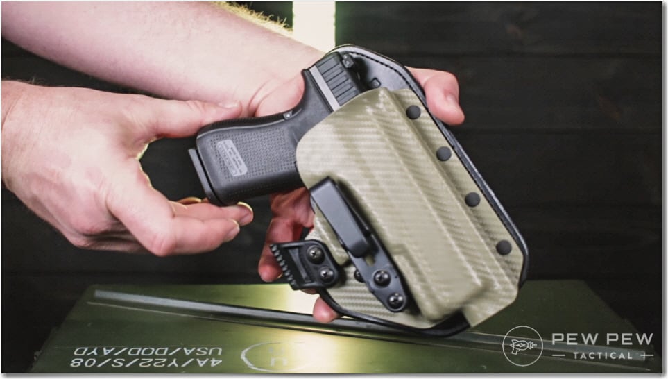 Glock 44 in Hidden Hybrid G19 Holster