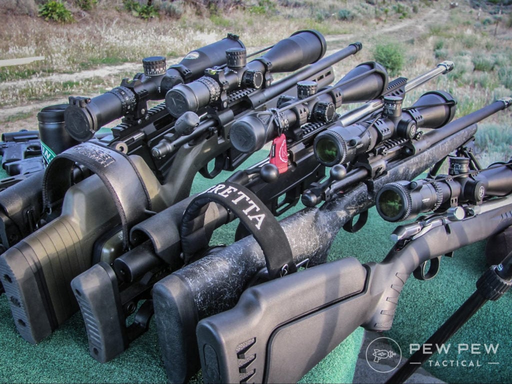 A herd of long-range rifles means a good day no matter where you are!