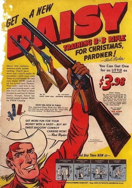 Vintage Red Ryder ad from the 1940s