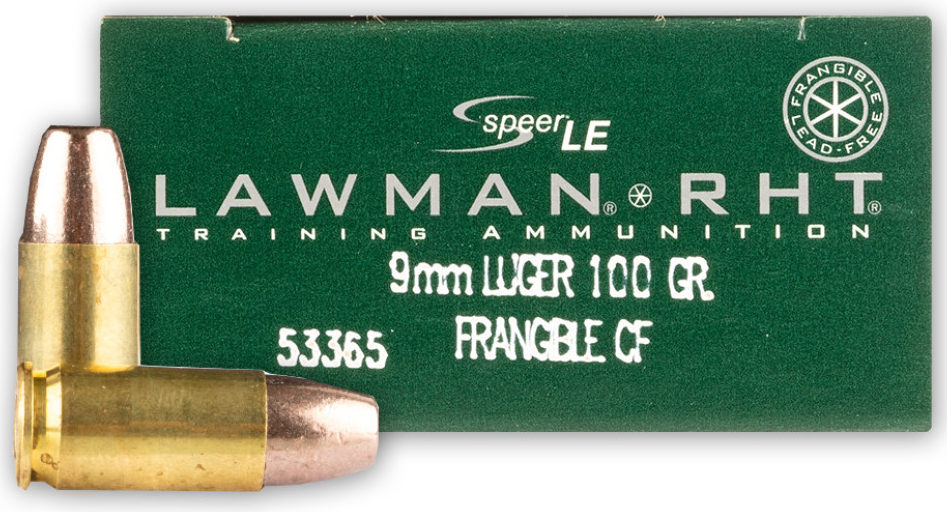 Speer Lawman 9mm 100gr Frangible