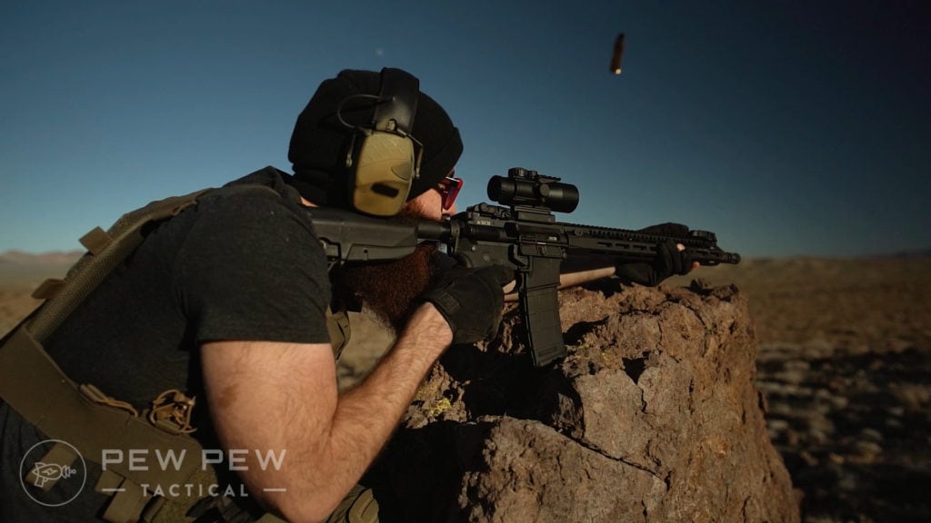 BCM Gunfighter Stock on Recce-16