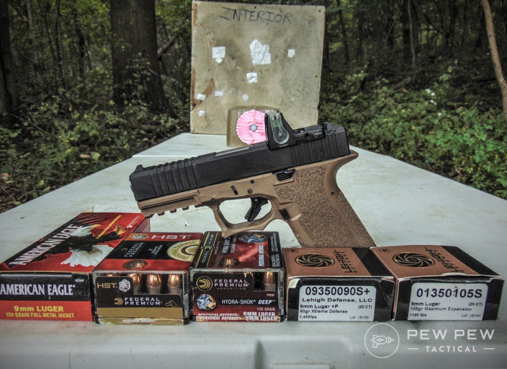 HD overpen test 9mm 80 percent glock