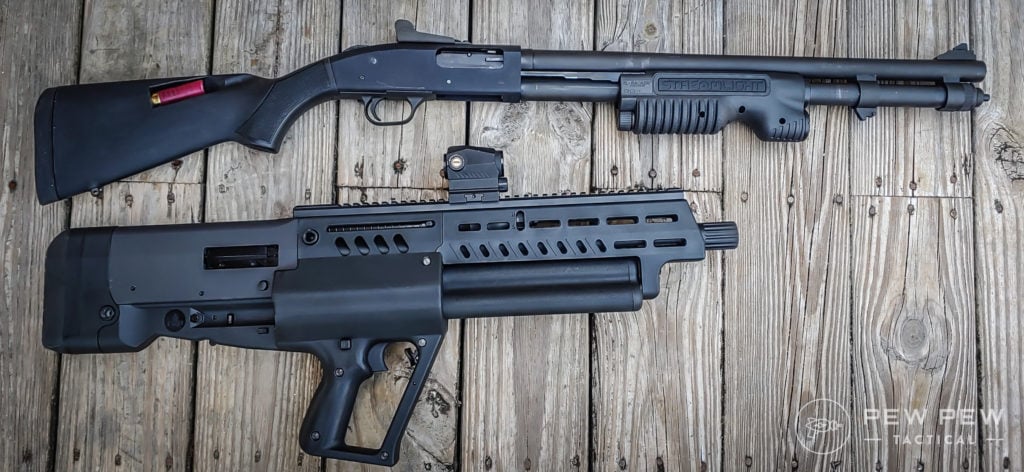 Tavor Shotgun vs stocked shotgun
