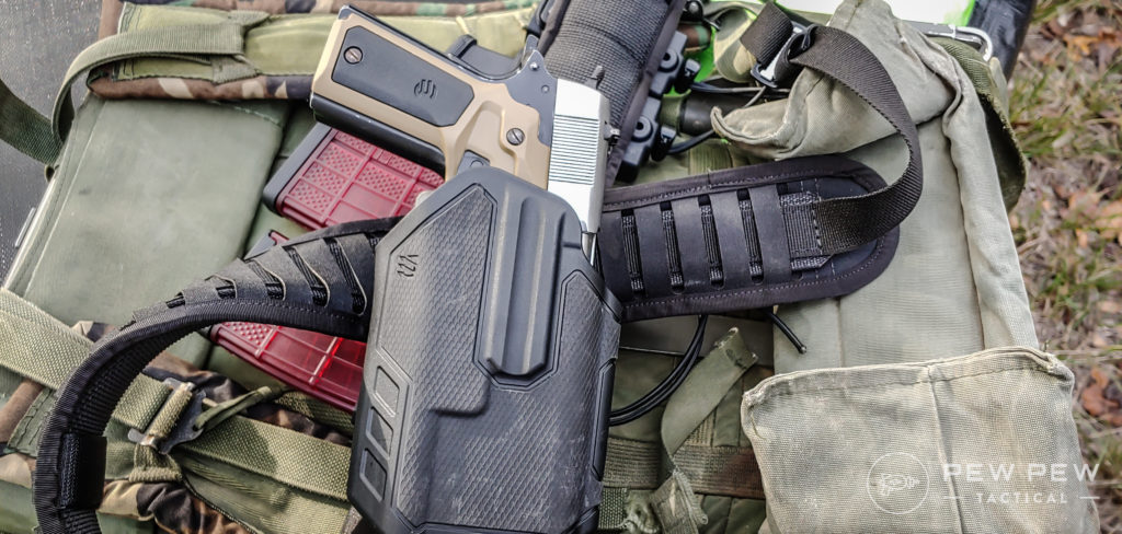Slicker Pistol Holster With Chest & Leg Mount Options - Universal Fit For Concealed Carry