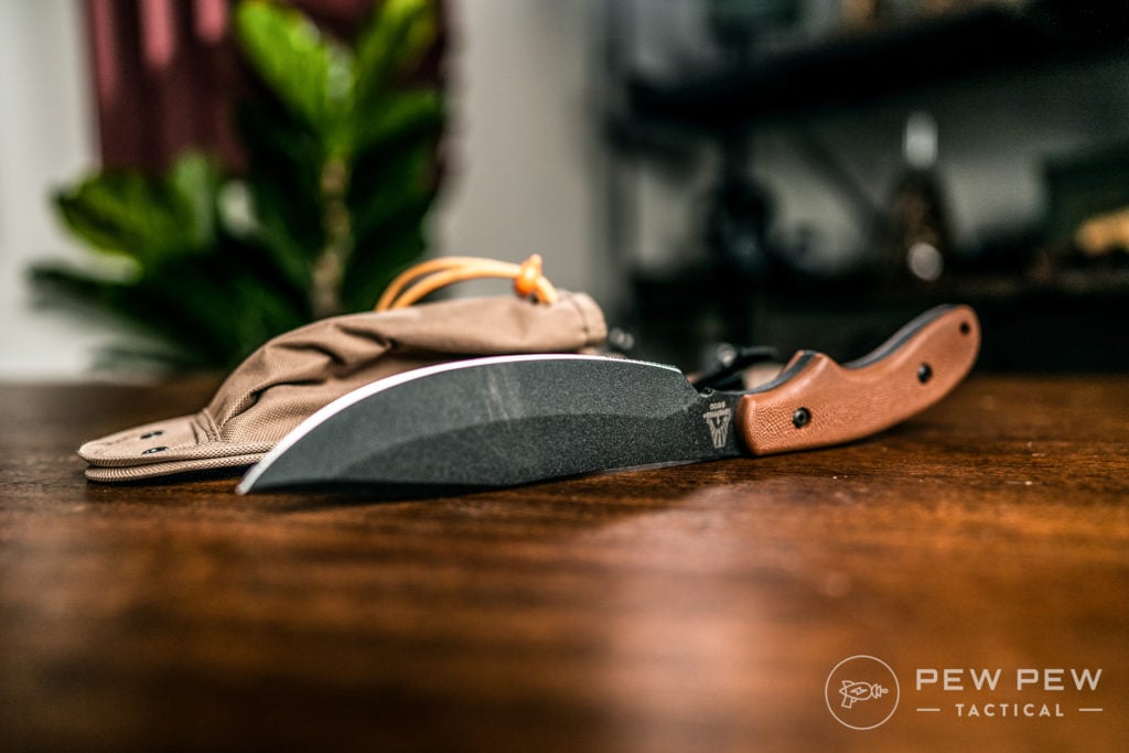 Ka-Bar potbelly on side