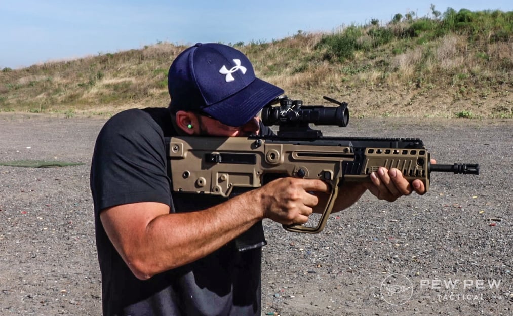 Tavor Shouldered and shooting