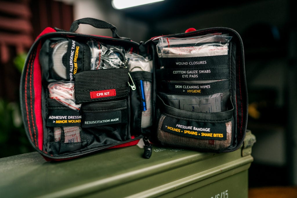 The Interior of the Small Kit