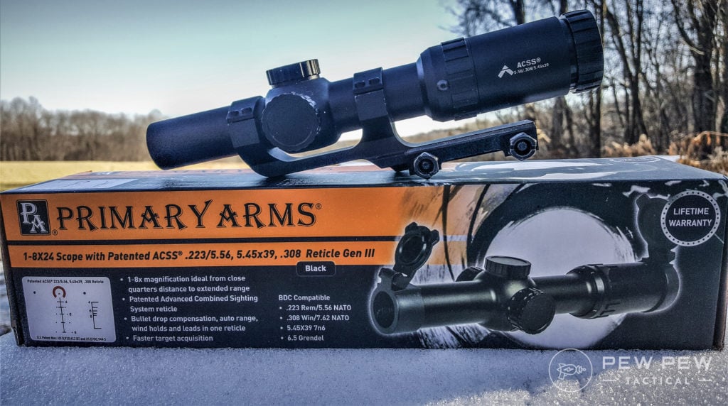 Primary Arms PLx 1-8 LPVO Riflescope Review [Hands-On] - Pew Pew