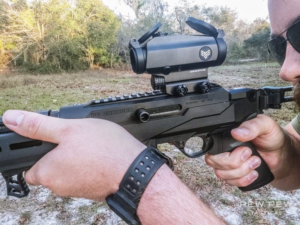 Ruger PC Charger and swampfox blade