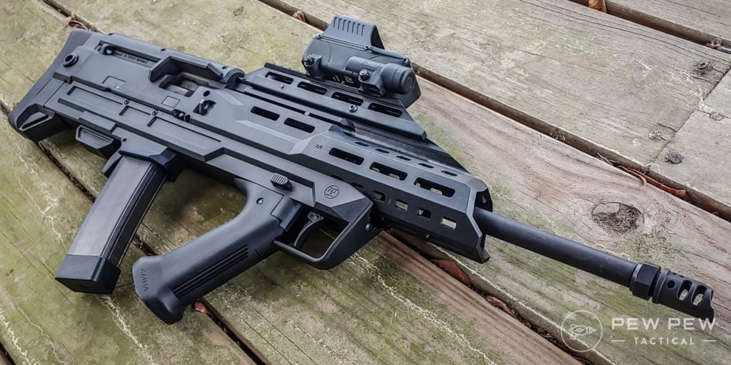 Bullpup Scorpion and Meprolight Foresight deck with a view