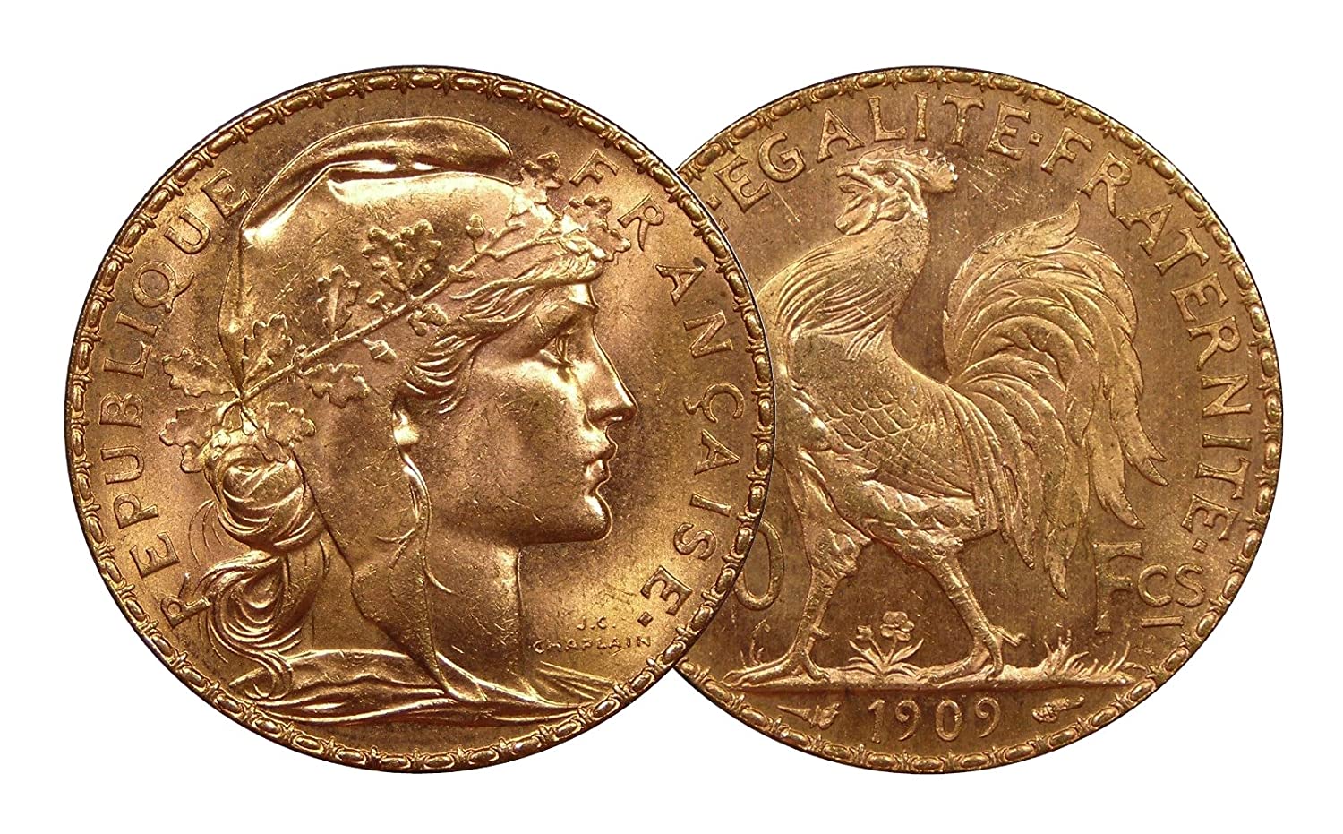 Gold “Rooster” Francs