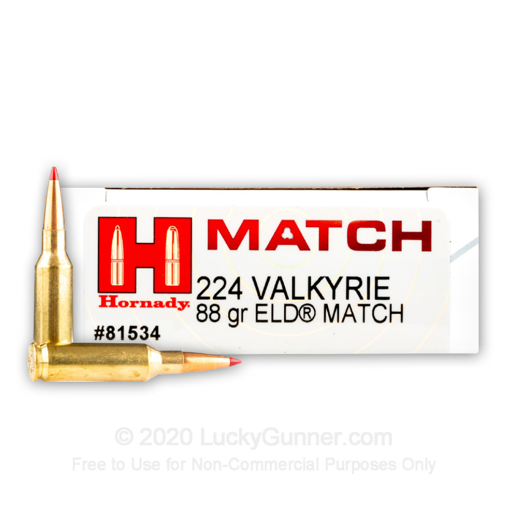 Hornady 88 Grain ELD Match 224 Valkyrie