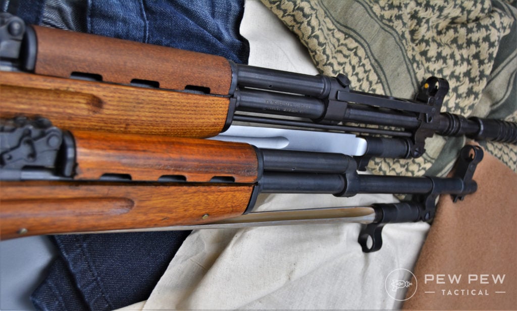 Despite the major differences, the sight radius of the Norinco is actually longer than the Yugoslavian variations SKS