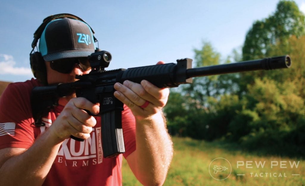 S&W M&P Sport II shooting
