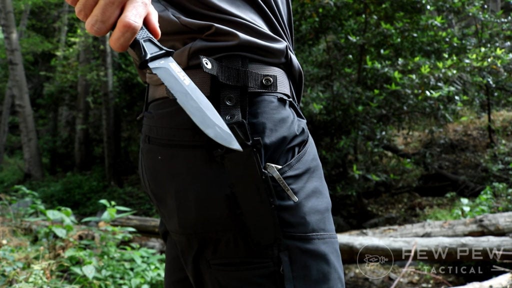 16. Gerber Strongarm on Hip
