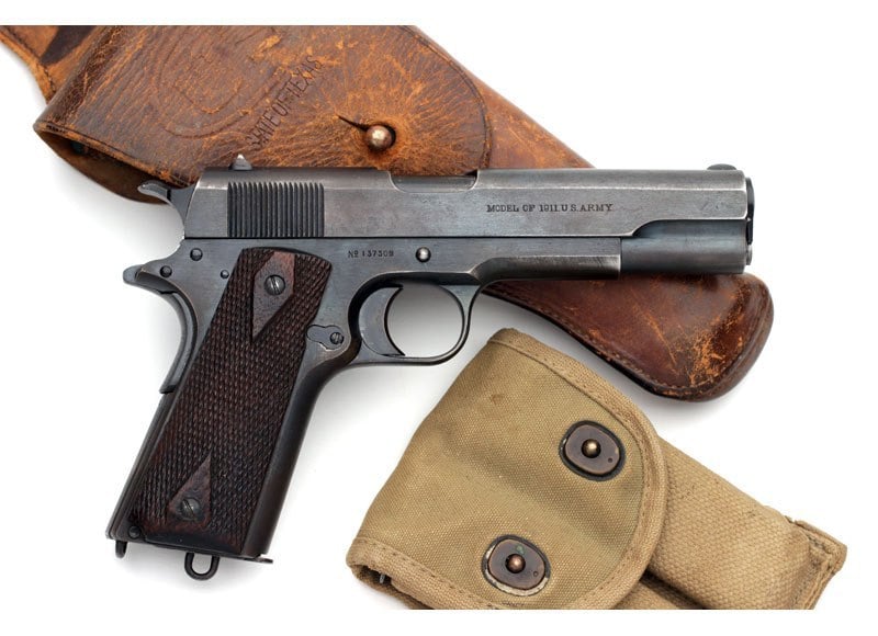 1911 with holster and mag pouch