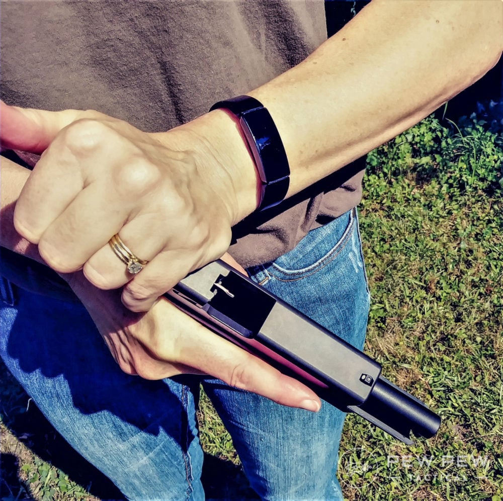 Grip strength and racking the slide Defensive Carry