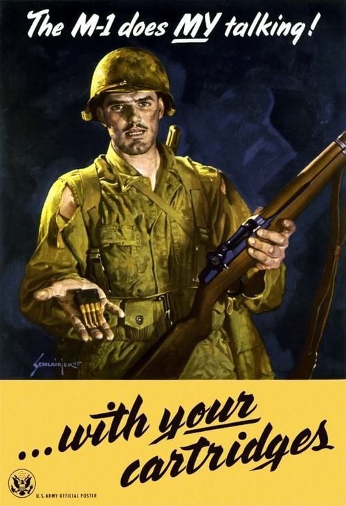 M1 WWII Poster