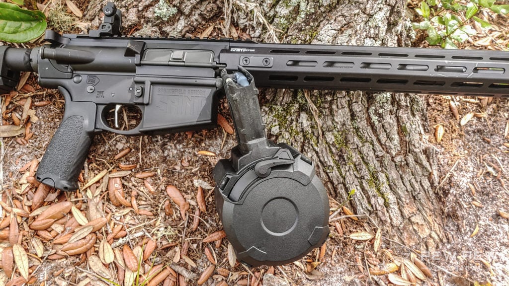 Magpul D50 in the woods